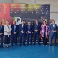 Al presidente de la Diputación de Badajoz, Miguel Ángel Gallardo, le acompañaron las principales autoridades de la región, entre ellos el presidente de la Junta de Extremadura, Guillermo Fernández Vara; la presidenta de la Asamblea, Blanca Martín; el delegado del Gobierno en Extremadura, Francisco Mendoza; el alcalde de Monesterio, Antonio Garrote; los ex-presidentes de la Junta, Juan Carlos Rodríguez Ibarra y José Antonio Monago; la presidenta del Tribunal Superior de Justicia de Extremadura, M.ª Félix Tena Aragón; el presidente de la FEMPEX, Francisco Buenavista; y el presidente de la Diputación de Cáceres, Carlos Carlos, así como alcaldes de la provincia, galardonados, diputados provinciales y distintos representantes institucionales.
Fotografo. Santiago Rodriguez Casado
Gabinete de prensa de Diputación de Badajoz Día de la provincia de Badajoz 2023
